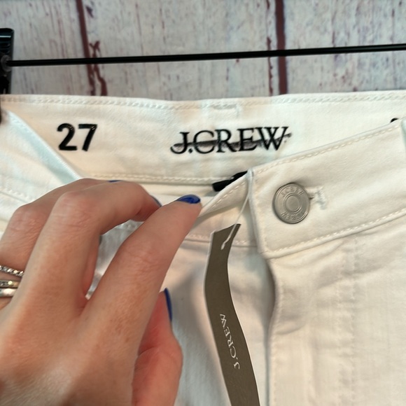 NWT J. Crew 9" vintage slim-straight jean in white wash - Picture 10 of 13